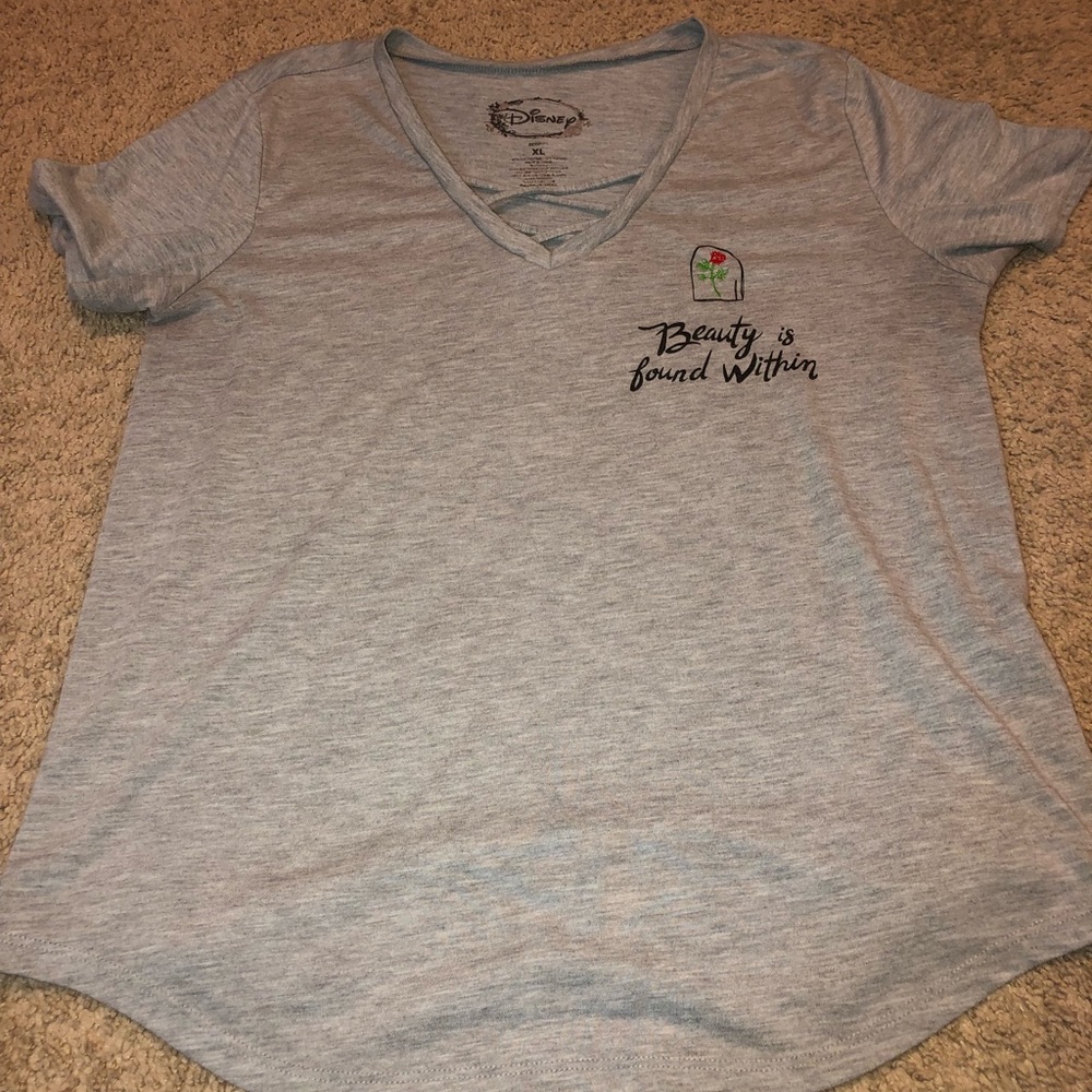“Beauty is Found Within” gray shirt